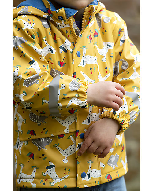 Frugi Puddle Buster Coat - Puddle Paws - Welded Seams! Waterproof