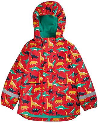 Frugi Puddle Buster Coat - Red Jurassic Coast - Welded Seams! Jackets