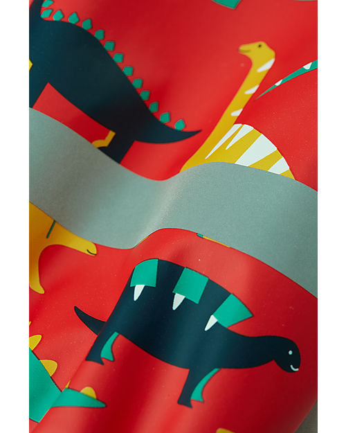 Frugi Puddle Buster Coat - Red Jurassic Coast - Welded Seams! Waterproof