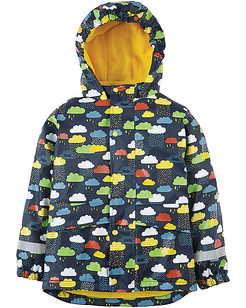 Frugi Puddle Buster Coat, Warm Scandi Skies - Welded Seams, 100% Waterproof! Waterproof
