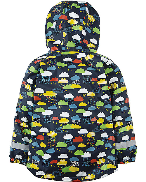 Frugi Puddle Buster Coat, Warm Scandi Skies - Welded Seams, 100% Waterproof! Waterproof