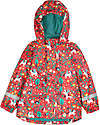 Frugi Puddle Buster Coat - Watermelon Pegasus Waterproof