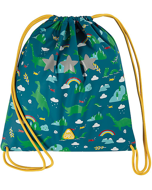 Frugi Puddle Buster Good to Bag - Loch Blue Nessie - Recycled Material! Kindergarten Backpacks