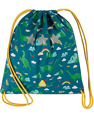 Frugi Puddle Buster Good to Bag - Loch Blue Nessie - Recycled Material! Small Backpacks