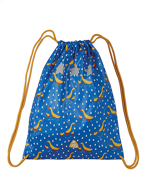 Frugi Puddle Buster Good to Bag - Runner Ducks - Recycled Fabric Kindergarten Backpacks