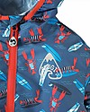 Frugi Puddle Buster Packaway Jacket, Hang Ten - 100% recycled! Waterproof