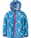 Frugi Puddle Buster Packaway Jacket, Magic Rainbow - 100% recycled! Waterproof