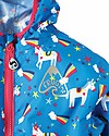 Frugi Puddle Buster Packaway Jacket, Magic Rainbow - 100% recycled! Waterproof