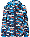 Frugi Puddle Buster Packaway Jacket, Shark - 100% recycled! Waterproof