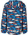 Frugi Puddle Buster Packaway Jacket, Shark - 100% recycled! Waterproof