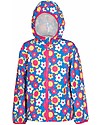 Frugi Puddle Buster Packaway Waterproof Jacket, Flowers Waterproof