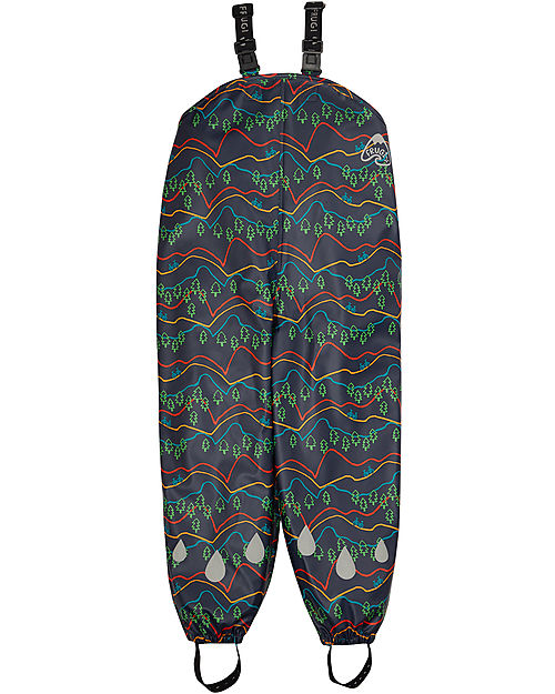 Frugi Puddle Buster Trousers - Rainbow Ramble Dungarees