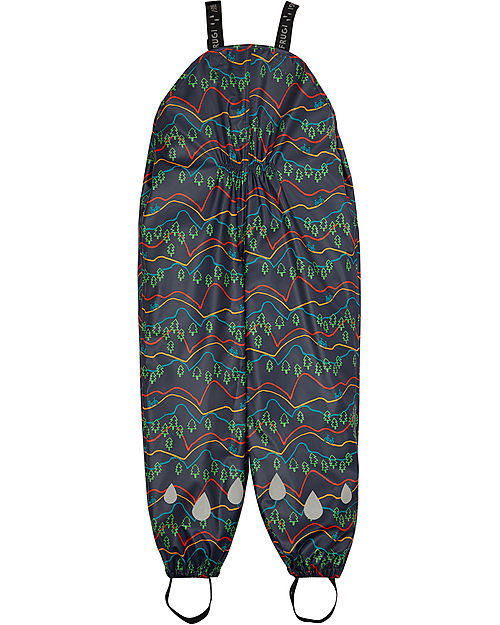 Frugi Puddle Buster Trousers - Rainbow Ramble Dungarees