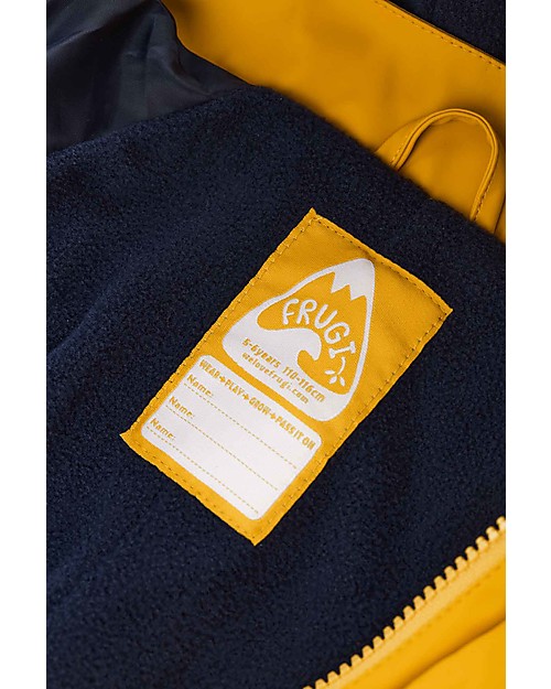 Frugi Puddle Buster Waterproof Splashsuit - Yellow Waterproof