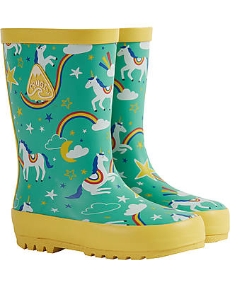 frugi unicorn wellies