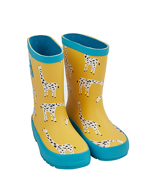 Frugi Puddle Buster Wellington Boots Bumblebee Giraffe unisex