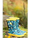 Frugi Puddle Buster Wellington Boots - Puffin Puddles Wellies