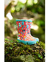 Frugi Puddle Buster Wellington Boots - Watermelon Pegasus Wellies