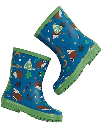 Frugi Puddle Buster Welly Boots - Dusk Walk - 100% natural rubber Wellies