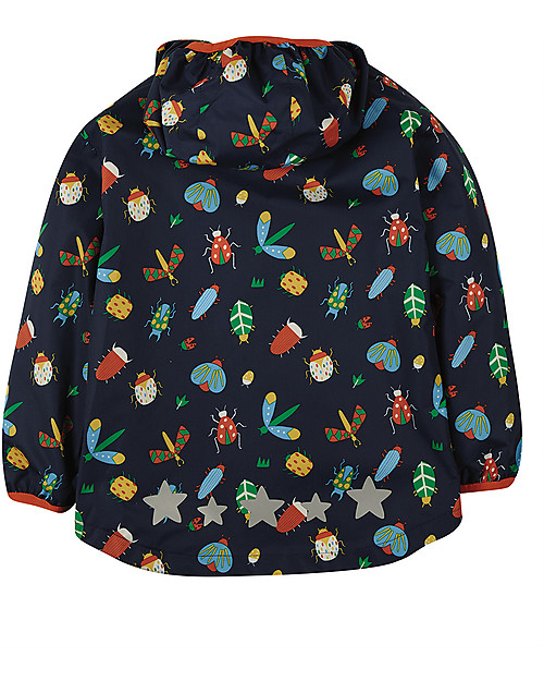 Frugi Rain or Shine Jacket - Bugs - Eco-friendly! Waterproof