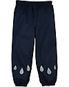 Frugi Rain Or Shine Waterproof Trousers - Indigo and Silver - Organic Cotton Trousers