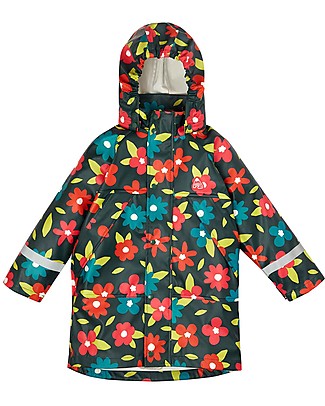 Frugi Rainy Days Coat - Autumn Bloom Waterproof