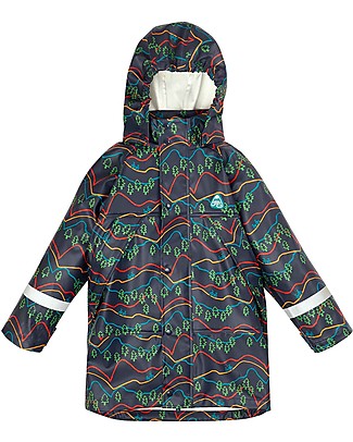 Frugi Rainy Days Coat - Rainbow Ramble Waterproof