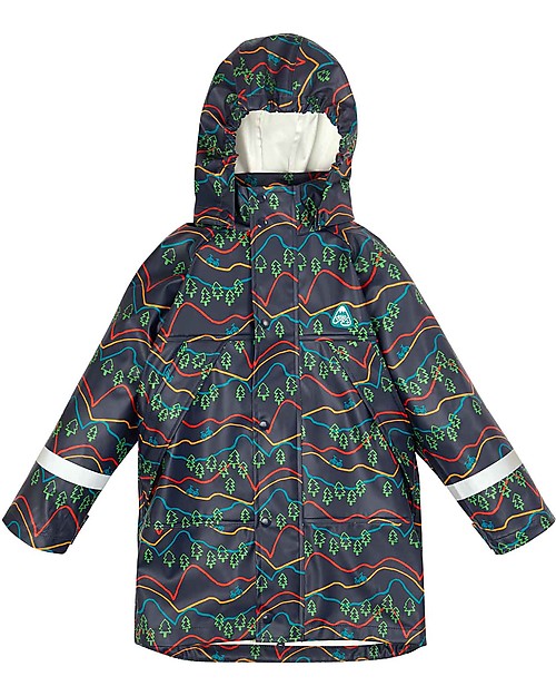 Frugi Rainy Days Coat - Rainbow Ramble Waterproof