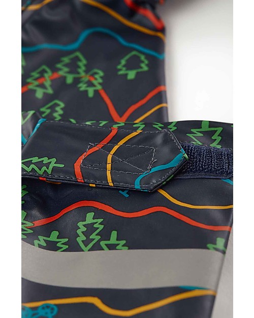 Frugi Rainy Days Coat - Rainbow Ramble Waterproof