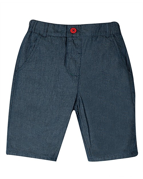 Frugi Ralph Reversible Shorts - Bullet Train (18 months-4 years) - 100% organic cotton Shorts