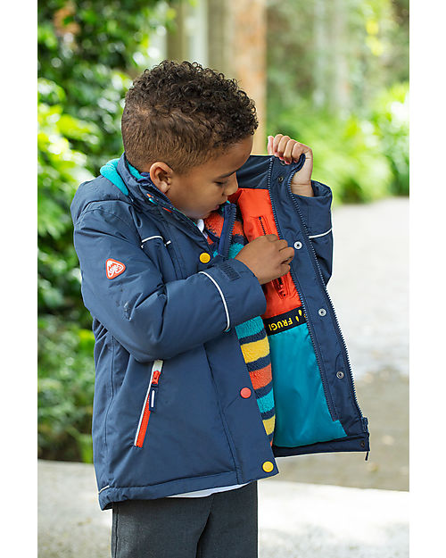 Frugi Rambler 3 in 1 Coat - Indigo Down Jacket