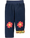 Frugi Reversible Cord Trousers - Blue/Wild Flowers - 100% GOTS Organic Cotton Trousers