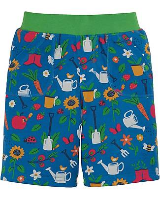 Frugi Reversible Shorts - Garden - 100% GOTS Organic Cotton Interlock - The National Trust Collaboration! Shorts