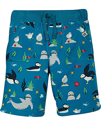 Frugi Reversible Shorts - Puffin - 100% Organic Cotton Shorts