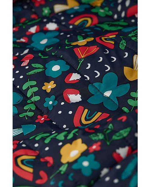 Frugi Reversible Toasty Trail Jacket - Blooming Bright Down Jacket