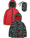 Frugi Reversible Toasty Trail Jacket - Blooming Bright Down Jacket