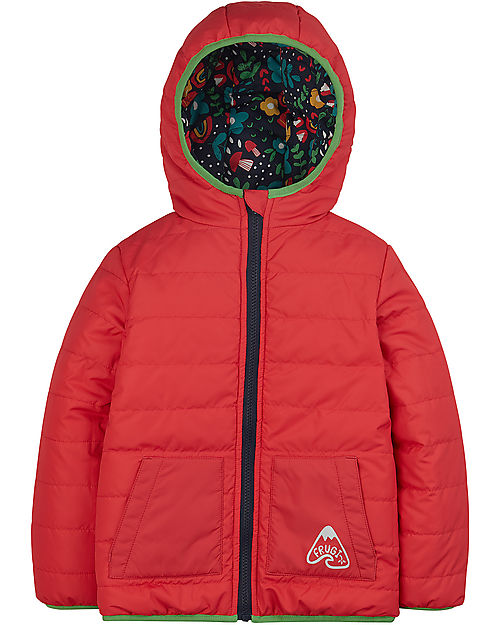 Frugi Reversible Toasty Trail Jacket - Blooming Bright Down Jacket