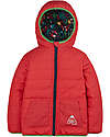 Frugi Reversible Toasty Trail Jacket - Blooming Bright Down Jacket