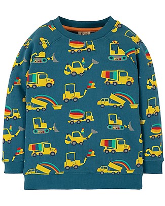 Frugi Rex Jumper - Dig A Rainbow - Organic cotton Sweatshirts