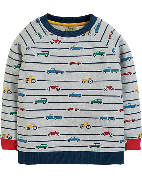 Frugi Rex Jumper, Racing Rally - organic cotton Sweatshirts