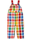 Frugi Rio Reversible Dungarees - Wells-Next-The-Sea - Rainbow Check/Chambray - Organic Cotton Dungarees