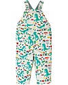Frugi Rory Reversible Dungaree - Seersucker Stripe/Dino Dungarees