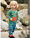 Frugi Rory Reversible Pull Ups - Jurassic Land - 100% Organic Cotton Trousers