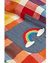Frugi Rosemary Reversible Dress - Wells-Next-The-Sea - Rainbow Check/Chambray - Organic Cotton Dresses_
