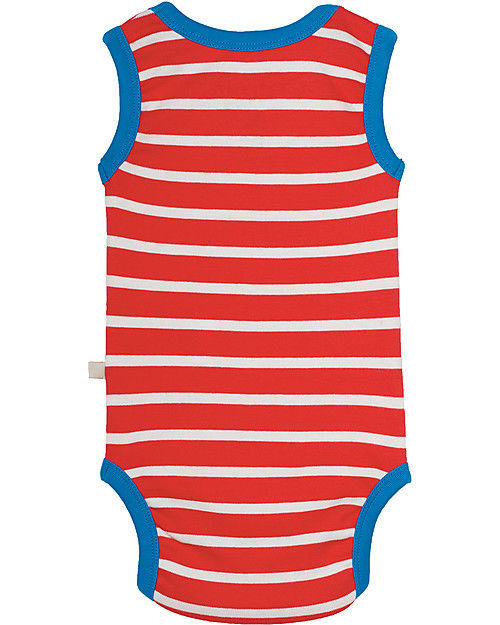 Frugi Sailor Body 2 Pack - Tomato/Diver Blue Mulitpack, 100% Organic Cotton Skirts