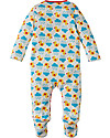 Frugi Scrumptious Babygrow, Duck Weather+Sky Drops - Pack of 2 - 100% Organic Cotton Babygrows