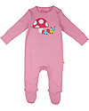 Frugi Scrumptious Babygrow, Woodland Mushrooms - Pack of 2 - 100% Organic Cotton Babygrows