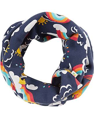 Frugi Selby Snood - Rainbow Skies - Organic Cotton Hair Accessories