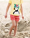Frugi Seren Shorts, Coral Shell Polka - 100% Organic Cotton Shorts