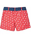 Frugi Seren Shorts, Coral Shell Polka - 100% Organic Cotton Shorts